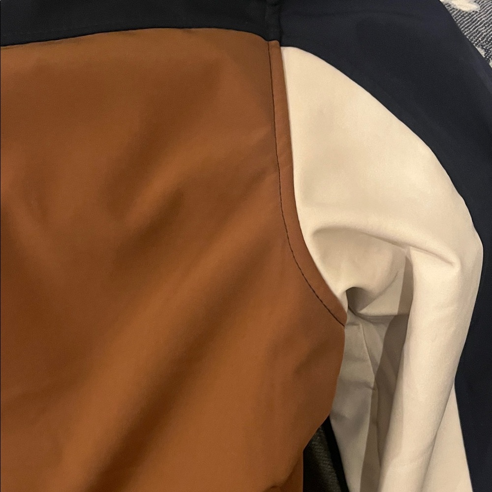 Cinch Women's Navy and Brown Coat - Picture 4 of 5